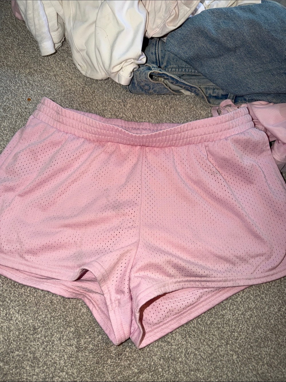 Gilly Hicks baby pink athletic shorts